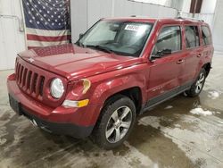 Salvage cars for sale at Avon, MN auction: 2016 Jeep Patriot Latitude