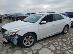 Salvage cars for sale at Indianapolis, IN auction: 2015 Chevrolet Malibu 1LT