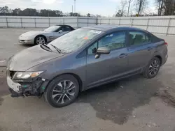 Salvage cars for sale at Dunn, NC auction: 2014 Honda Civic EX