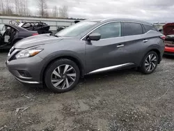 Nissan salvage cars for sale: 2016 Nissan Murano S