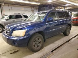 Salvage cars for sale from Copart Wheeling, IL: 2002 Toyota Highlander