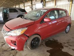 Mitsubishi salvage cars for sale: 2021 Mitsubishi Mirage ES