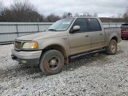 Ford salvage cars for sale: 2002 Ford F150 Supercrew