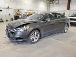 Salvage cars for sale from Copart Milwaukee, WI: 2018 Ford Fusion SE