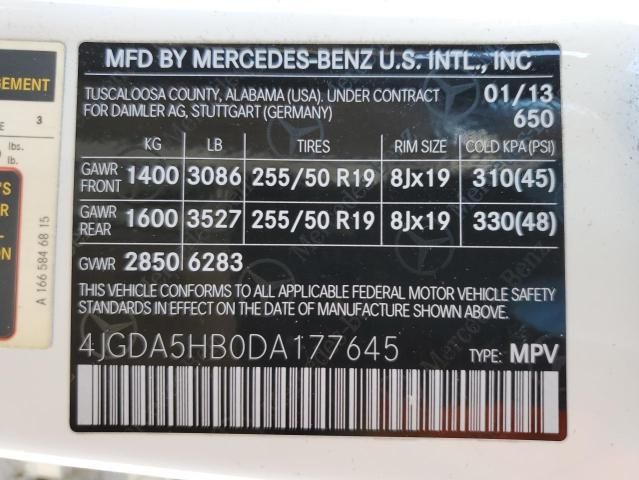 2013 Mercedes-Benz ML 350 4matic