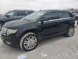 Salvage cars for sale at Wayland, MI auction: 2008 Ford Edge Limited