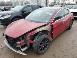 Tesla Model 3 Vehiculos salvage en venta: 2018 Tesla Model 3