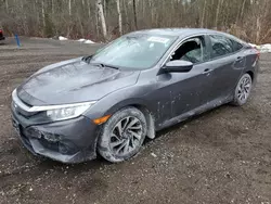 Salvage cars for sale at Cookstown, ON auction: 2018 Honda Civic EX