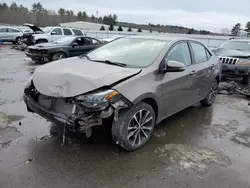 Salvage cars for sale from Copart Windham, ME: 2017 Toyota Corolla L