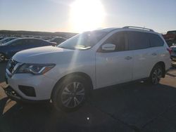 Salvage cars for sale at Grand Prairie, TX auction: 2018 Nissan Pathfinder S