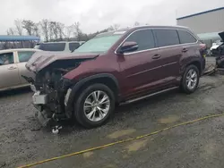 Toyota Vehiculos salvage en venta: 2015 Toyota Highlander XLE