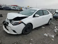 Salvage cars for sale at Cahokia Heights, IL auction: 2016 Toyota Corolla L