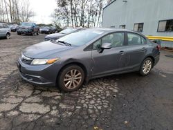 2012 Honda Civic EXL en venta en Portland, OR