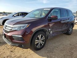 Salvage cars for sale from Copart San Antonio, TX: 2016 Honda Pilot EX