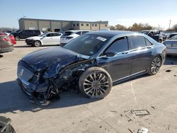 Salvage cars for sale at Wilmer, TX auction: 2017 Lincoln Continental Reserve