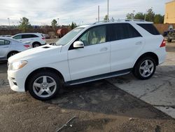 Mercedes-Benz salvage cars for sale: 2014 Mercedes-Benz ML 550 4matic