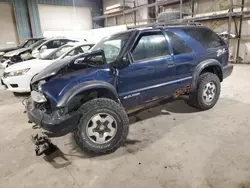 Salvage cars for sale at Eldridge, IA auction: 2001 Chevrolet Blazer