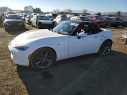 Salvage cars for sale at San Martin, CA auction: 2016 Mazda MX-5 Miata Grand Touring