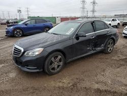 Salvage cars for sale at Elgin, IL auction: 2015 Mercedes-Benz E 350 4matic