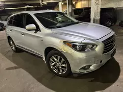 Salvage cars for sale at Brookhaven, NY auction: 2014 Infiniti QX60