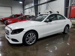 Mercedes-Benz salvage cars for sale: 2015 Mercedes-Benz C 300 4matic