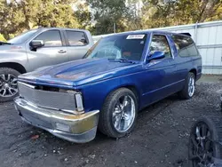 Salvage cars for sale at Savannah, GA auction: 1992 Chevrolet Blazer S10