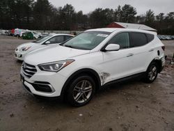 Salvage cars for sale at Mendon, MA auction: 2018 Hyundai Santa FE Sport