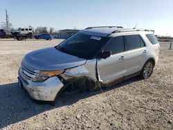 Salvage cars for sale at New Braunfels, TX auction: 2015 Ford Explorer XLT