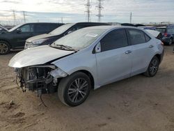 Salvage cars for sale at Elgin, IL auction: 2017 Toyota Corolla L