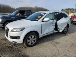 Salvage cars for sale at Windsor, NJ auction: 2015 Audi Q7 Premium Plus