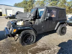 Jeep Wrangler / tj Sport salvage cars for sale: 1998 Jeep Wrangler / TJ Sport