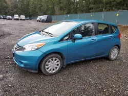 Salvage cars for sale from Copart Graham, WA: 2014 Nissan Versa Note S