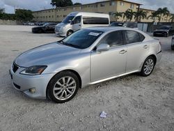 Lexus is salvage cars for sale: 2007 Lexus IS 250