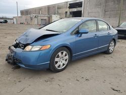 Salvage cars for sale from Copart Fredericksburg, VA: 2006 Honda Civic LX