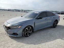 Honda salvage cars for sale: 2022 Honda Accord Sport