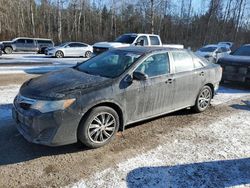 Salvage cars for sale at Cookstown, ON auction: 2012 Toyota Camry Base