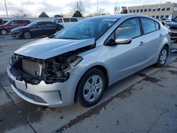 KIA Vehiculos salvage en venta: 2017 KIA Forte LX