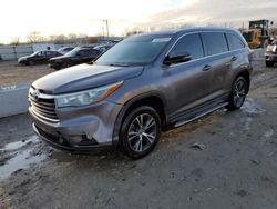 Salvage Cars with No Bids Yet For Sale at auction: 2016 Toyota Highlander XLE