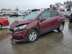 Salvage cars for sale at Sacramento, CA auction: 2017 Chevrolet Trax 1LT