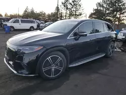 Salvage cars for sale at Denver, CO auction: 2023 Mercedes-Benz EQS SUV 450 4matic