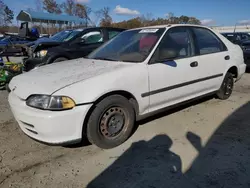 Honda salvage cars for sale: 1995 Honda Civic DX