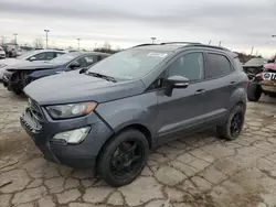 Salvage cars for sale from Copart Indianapolis, IN: 2018 Ford Ecosport SES