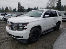 2016 Chevrolet Tahoe K1500 LTZ en venta en Graham, WA