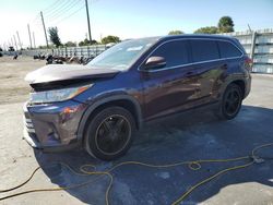 2019 Toyota Highlander SE en venta en Miami, FL