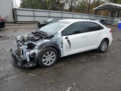 Salvage cars for sale at Austell, GA auction: 2022 Toyota Corolla LE