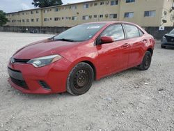 Salvage cars for sale at Opa Locka, FL auction: 2015 Toyota Corolla L