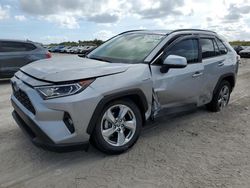 Salvage cars for sale from Copart West Palm Beach, FL: 2021 Toyota Rav4 XLE Premium