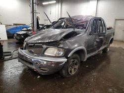 Salvage cars for sale at New Britain, CT auction: 2002 Ford F150 Supercrew