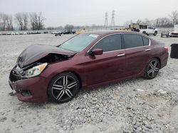 Honda Vehiculos salvage en venta: 2017 Honda Accord Sport