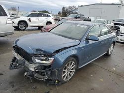 Salvage cars for sale at Sacramento, CA auction: 2015 Audi A4 Premium Plus